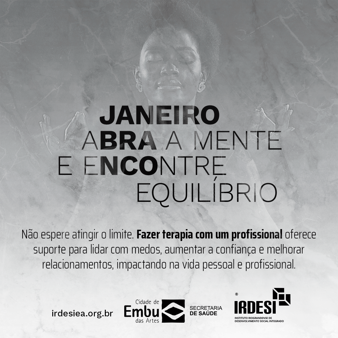 Irdesi promove campanha de Janeiro Branco