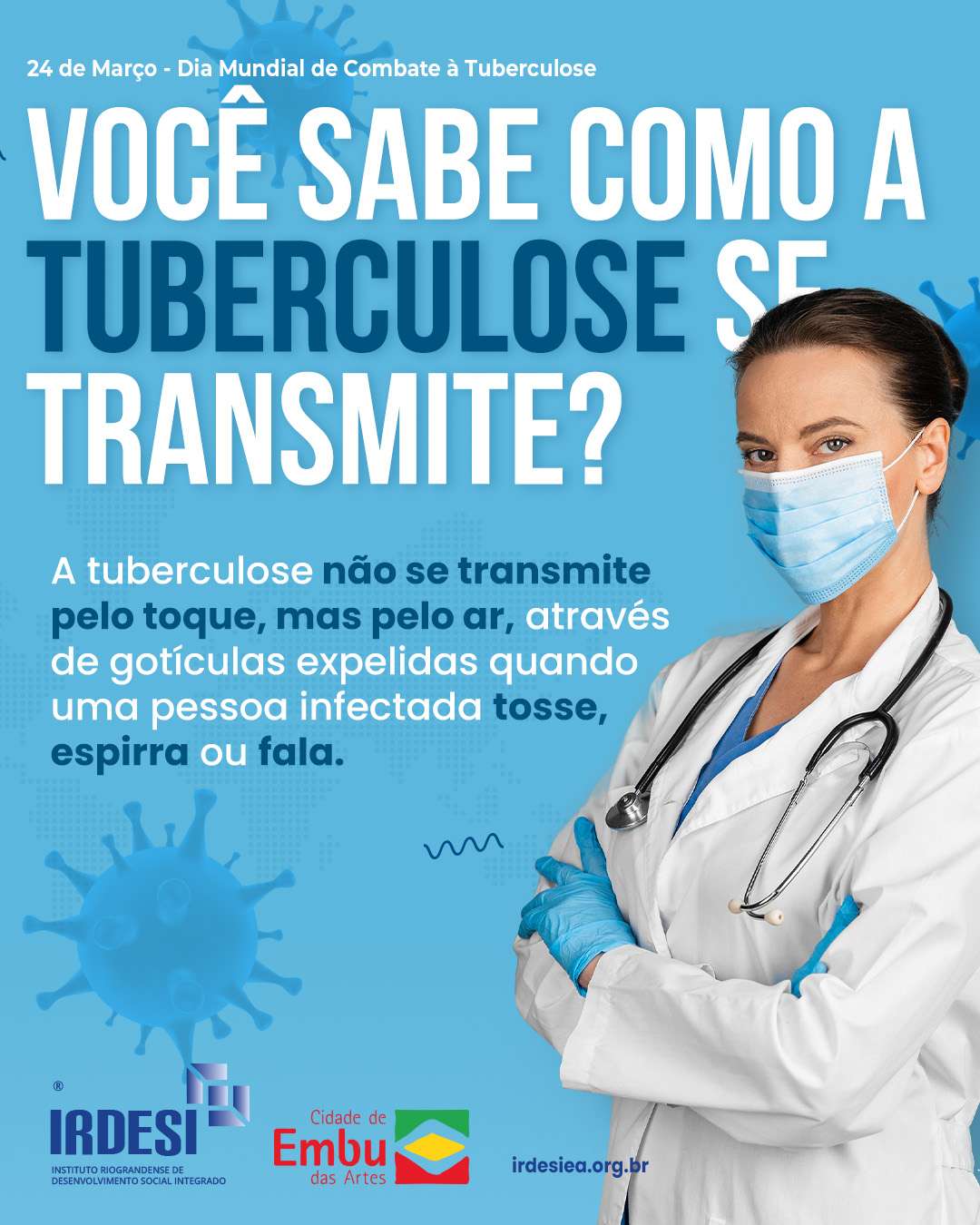 24 de Março – Dia Mundial de Combate à Tuberculose