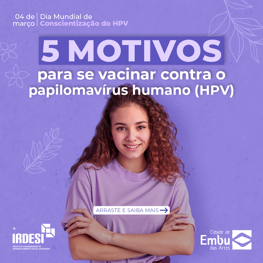 04 de Março – Dia Mundial de Conscientização do HPV