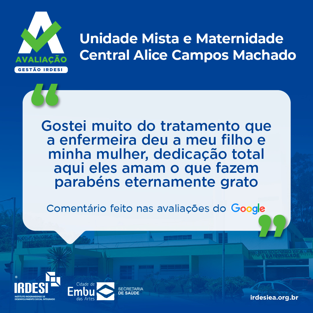 Avaliação Gestão IRDESI: “Dedicação Total”