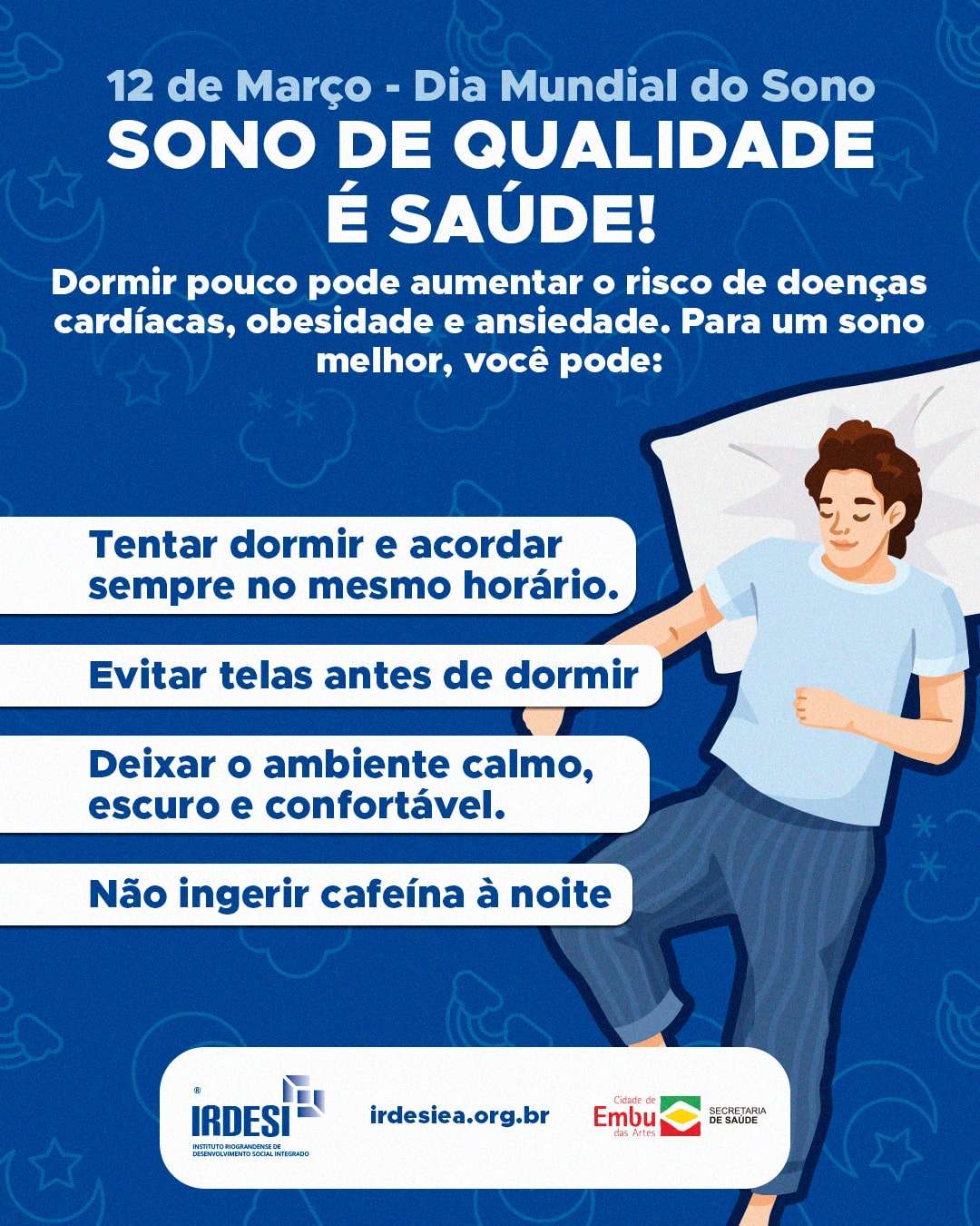 12 de Março – Dia Mundial do Sono